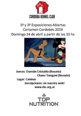 1° y 2° Exposiciones Abiertas Certamen Cordobés...